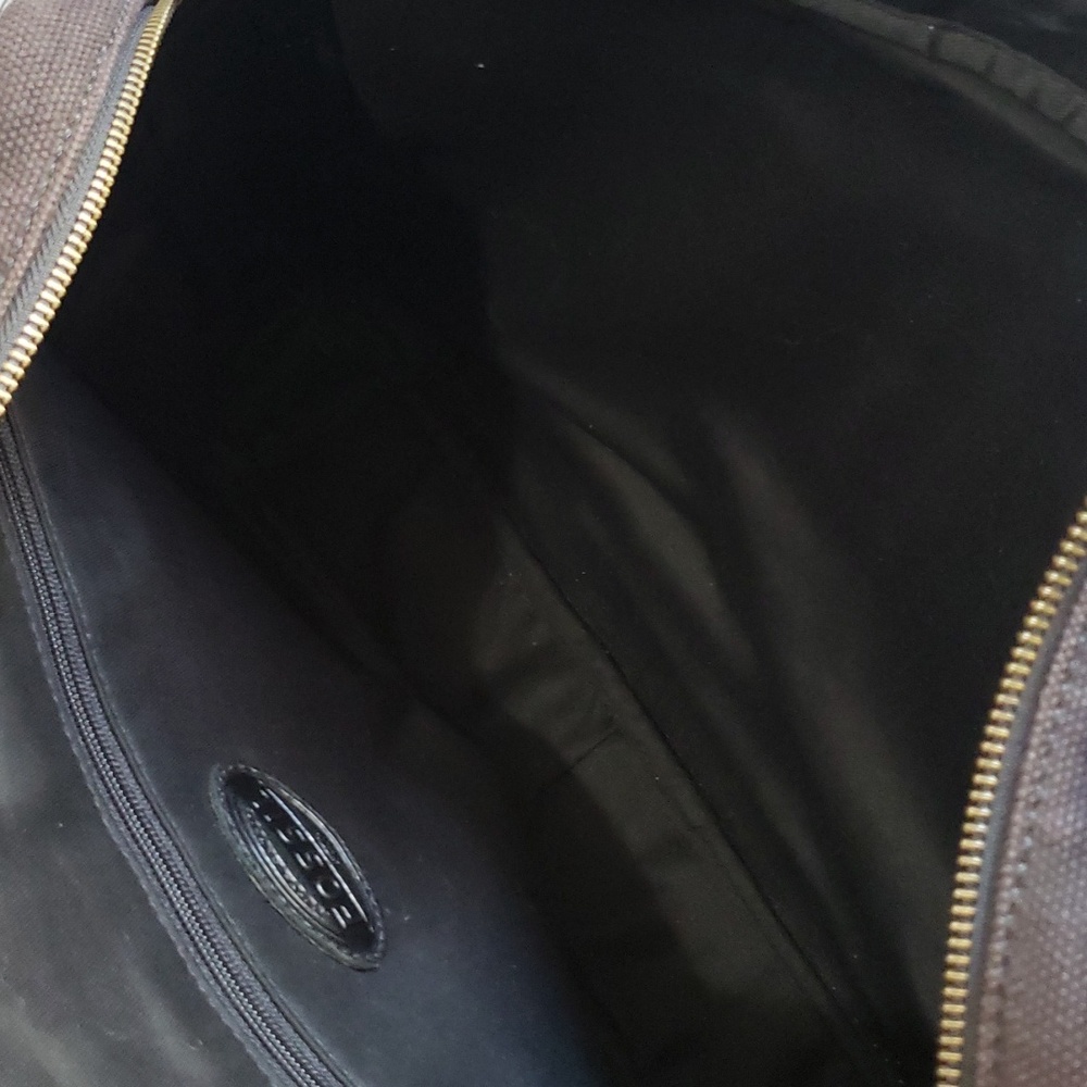 Fossil Black Canvas Messages Bag - image 8